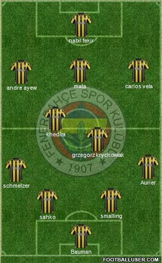 Fenerbahçe SK Formation 2016