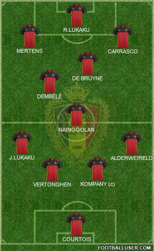 Belgium Formation 2016