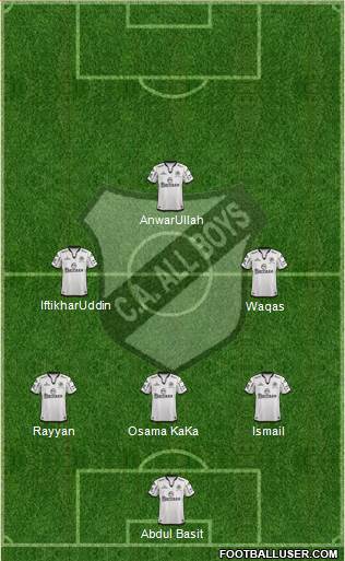 All Boys Formation 2016
