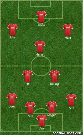 Manchester United Formation 2016