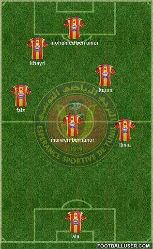 Espérance Sportive de Tunis Formation 2016