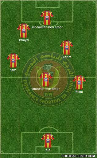 Espérance Sportive de Tunis football formation