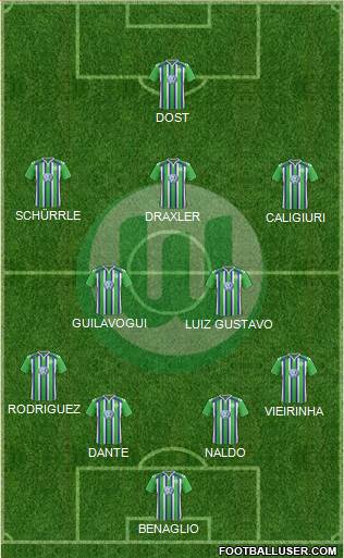 VfL Wolfsburg Formation 2016