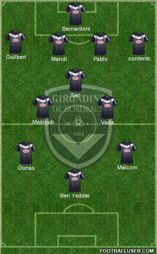 FC Girondins de Bordeaux Formation 2016