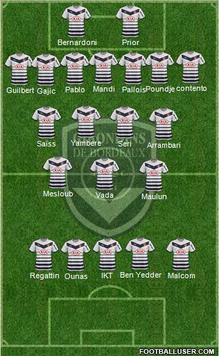 FC Girondins de Bordeaux Formation 2016