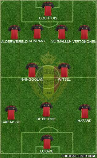 Belgium Formation 2016