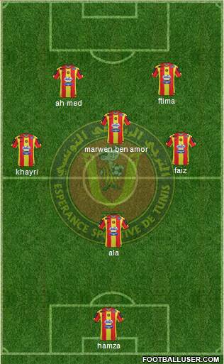 Espérance Sportive de Tunis football formation