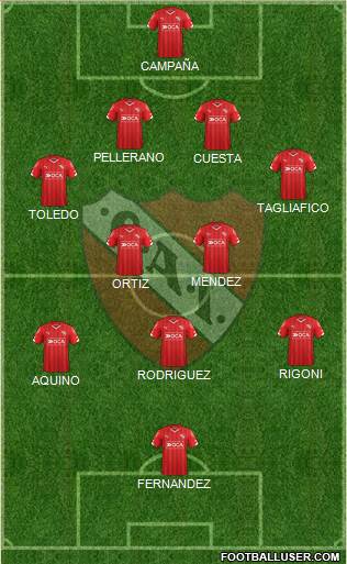 Independiente Formation 2016