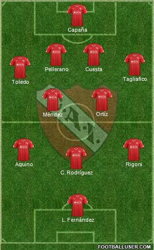 Independiente Formation 2016