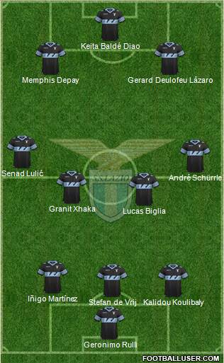 S.S. Lazio Formation 2016