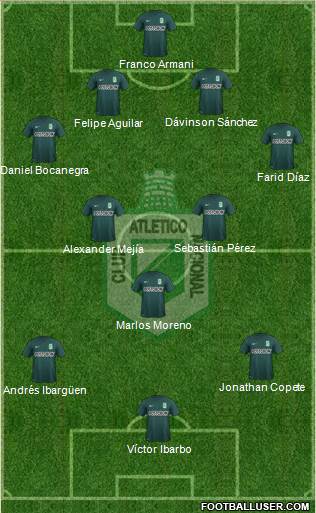 CDC Atlético Nacional Formation 2016