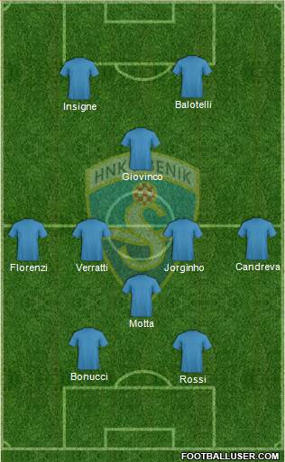 HNK Sibenik Formation 2016