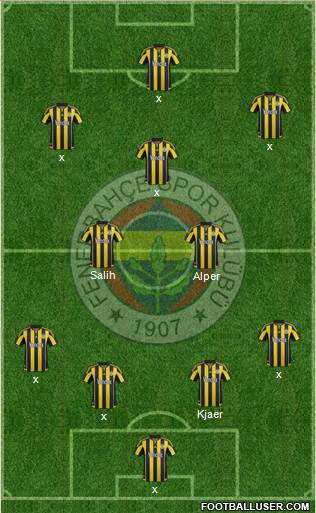 Fenerbahçe SK Formation 2016