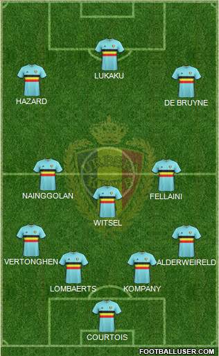 Belgium Formation 2016