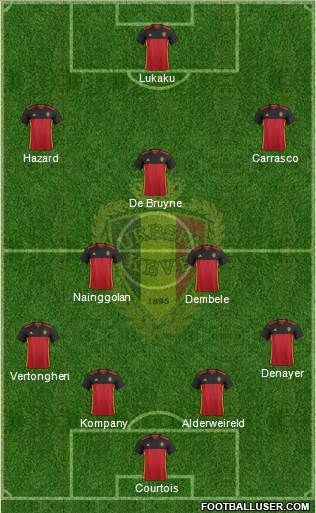 Belgium Formation 2016