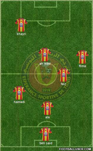 Espérance Sportive de Tunis football formation