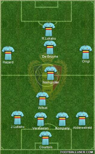 Belgium Formation 2016