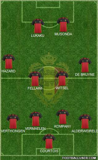 Belgium Formation 2016