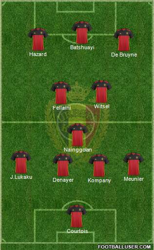 Belgium Formation 2016