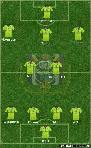 RSC Anderlecht Formation 2016