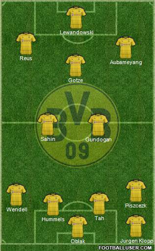 Borussia Dortmund Formation 2016