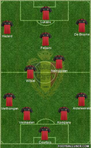 Belgium Formation 2016