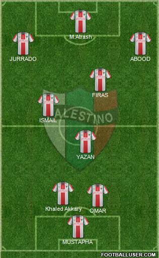 CD Palestino S.A.D.P. Formation 2016
