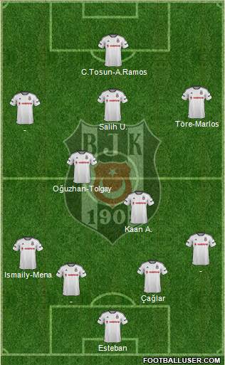 Besiktas JK Formation 2016