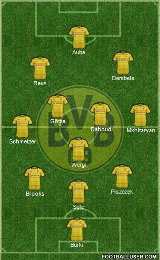 Borussia Dortmund Formation 2016