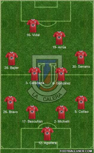 CD Unión La Calera S.A.D.P. Formation 2016