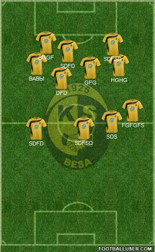 KS Besa Kavajë Formation 2016