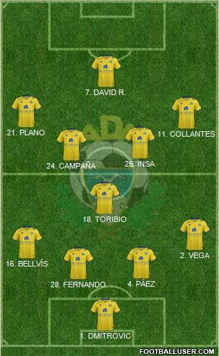 A.D. Alcorcón Formation 2016