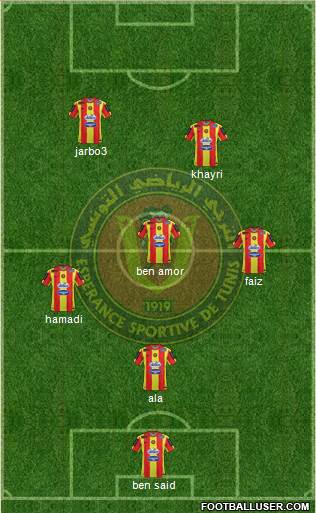 Espérance Sportive de Tunis football formation