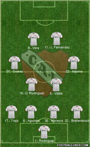 Independiente Formation 2016
