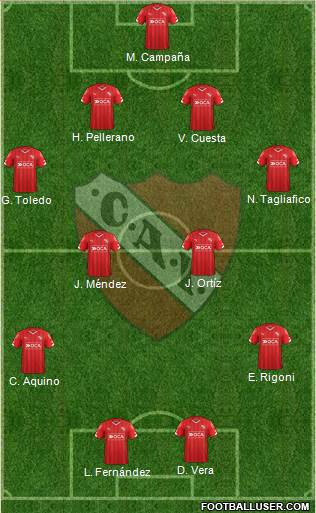 Independiente Formation 2016