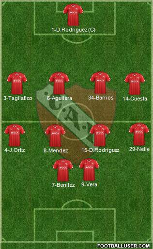 Independiente Formation 2016