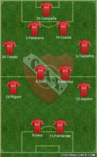 Independiente Formation 2016