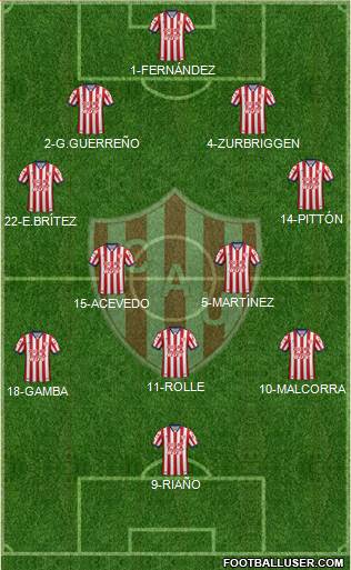 Unión de Santa Fe Formation 2016