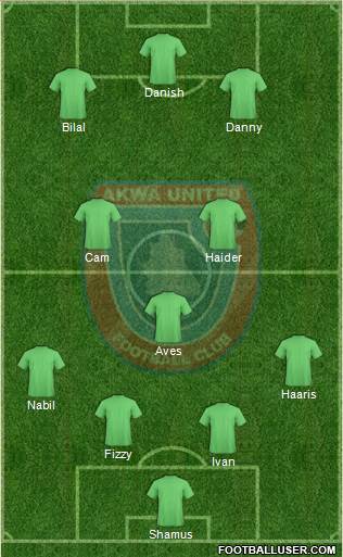 Akwa United FC Formation 2016