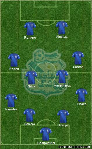 Club Puebla de la Franja football formation