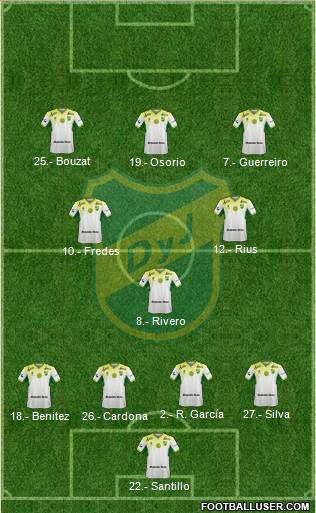 Defensa y Justicia Formation 2016