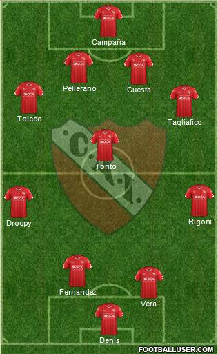 Independiente Formation 2016