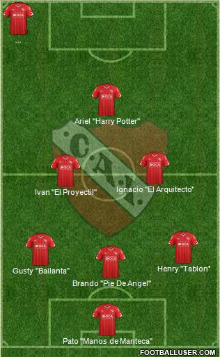 Independiente Formation 2016