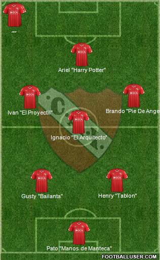 Independiente Formation 2016