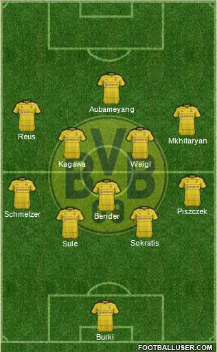 Borussia Dortmund Formation 2016