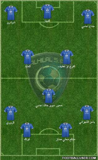 Al-Hilal (KSA) Formation 2016