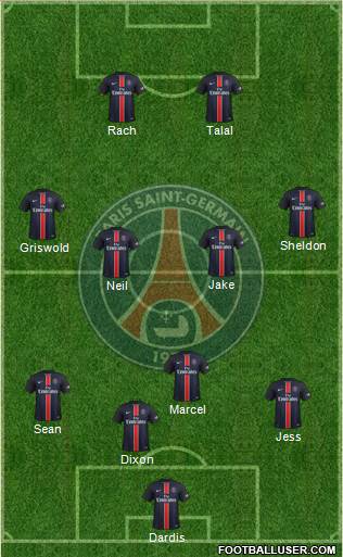 Paris Saint-Germain Formation 2016