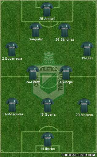 CDC Atlético Nacional Formation 2016