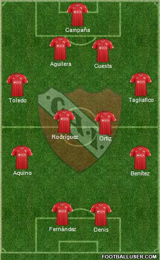 Independiente Formation 2016