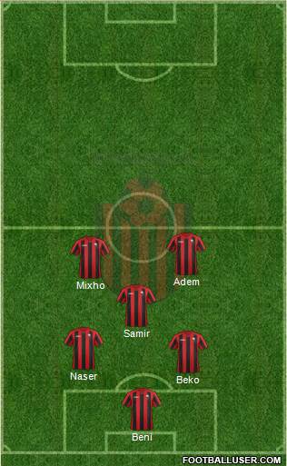 KF Shkendija HB 79 Tetovo Formation 2016